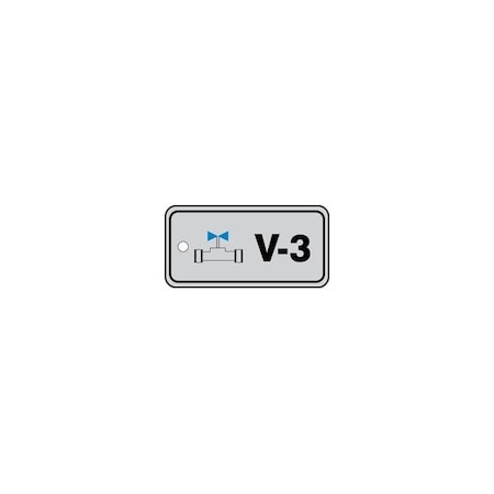 Accuform Caution, PF-Cardstock, 3-7/8 in Width, 1/4 in Height, , 5 PK TDJ403VPM